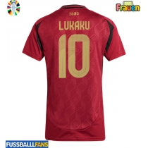 Belgien Romelu Lukaku #10 Heimtrikot Frauen EM 2024 Kurzarm